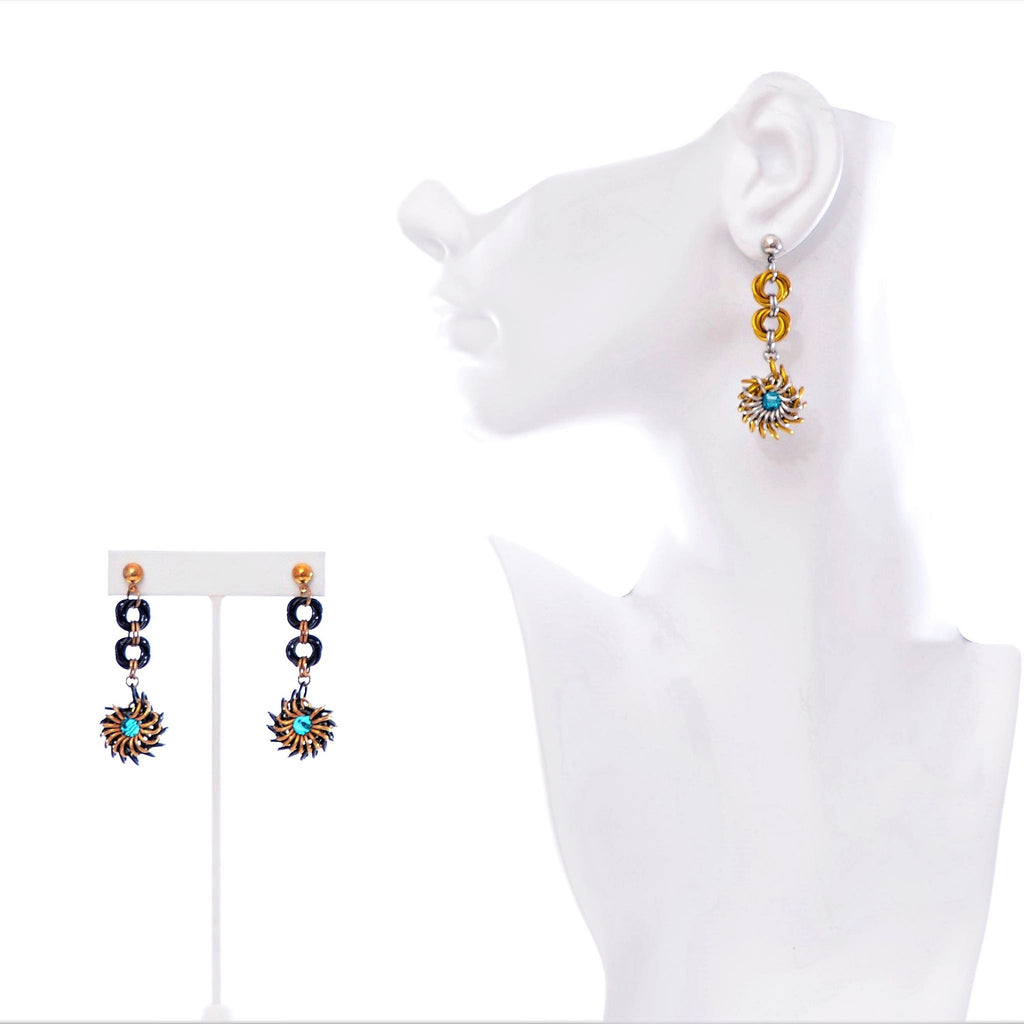 Team Colors - Gold & Silver (Earrings)
