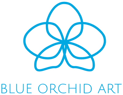 Blue Orchid Art