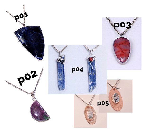 Nature's Patterns - Stones (Pendants)